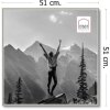 Haes Deco EF18S Easy Frame Marco de plástico plateado 50x50 cm