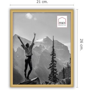 Haes Deco EF12G Easy Frame Marco de plástico dorado 20x25 cm