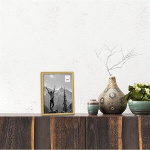 Haes Deco EF4G Easy Frame Marco de fotos de plástico dorado 20x30 cm