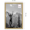 Haes Deco EF4G Easy Frame Marco de fotos de plástico dorado 20x30 cm