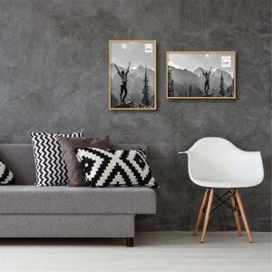 Marco de fotos de plástico Haes Deco EF6G Easy Frame Gold 30x45 cm formato retrato-paisaje