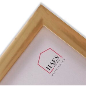Marco de fotos de plástico Haes Deco EF8G Easy Frame Gold 50x70 cm para montaje en pared