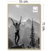 Marco de fotos de plástico Haes Deco EF8G Easy Frame Gold 50x70 cm para montaje en pared