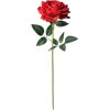 Flor Artificial Clayre & Eef Rosa 5PL0106R Rojo Verde Ø12x76 cm Decoración Fácil de Cuidar