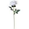 Clayre & Eef 5PL0106W Flor artificial Rosa Blanca Verde Ø12x76 cm