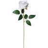 Clayre & Eef 6PL0317W Flor artificial Rosa Blanca Verde Ø 8x52 cm