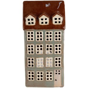 Clayre & Eef 6CE1886 Portavelas Casa Cerámica...