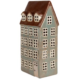 Clayre & Eef 6CE1886 Portavelas Casa Cerámica...