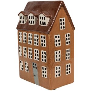 Clayre & Eef 6CE1887 Portavelas Casa Cerámica...