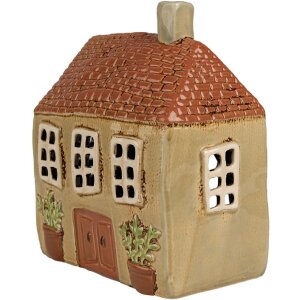 Clayre & Eef 6CE1896 Portavelas Casa Cerámica...