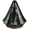Clayre & Eef 6GL4570GR Árbol de Navidad LED de cristal verde Ø 14x16 cm que funciona con pilas