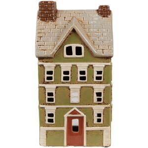 Clayre & Eef 6CE1870 Portavelas Casa Cerámica...