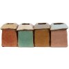Clayre & Eef 6CE1888 Decoración Macetero Multicolor 31x9x11 cm Estilo campestre