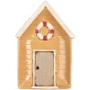 Clayre & Eef 6CE1867 Plato Amarillo Beige 25x17x3 cm Cerámica Estilo Campestre
