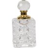 Clayre & Eef 6GL5017 Frasco Perfume Vidrio Transparente 3x3x7 cm Clásico