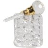 Clayre & Eef 6GL5017 Frasco Perfume Vidrio Transparente 3x3x7 cm Clásico