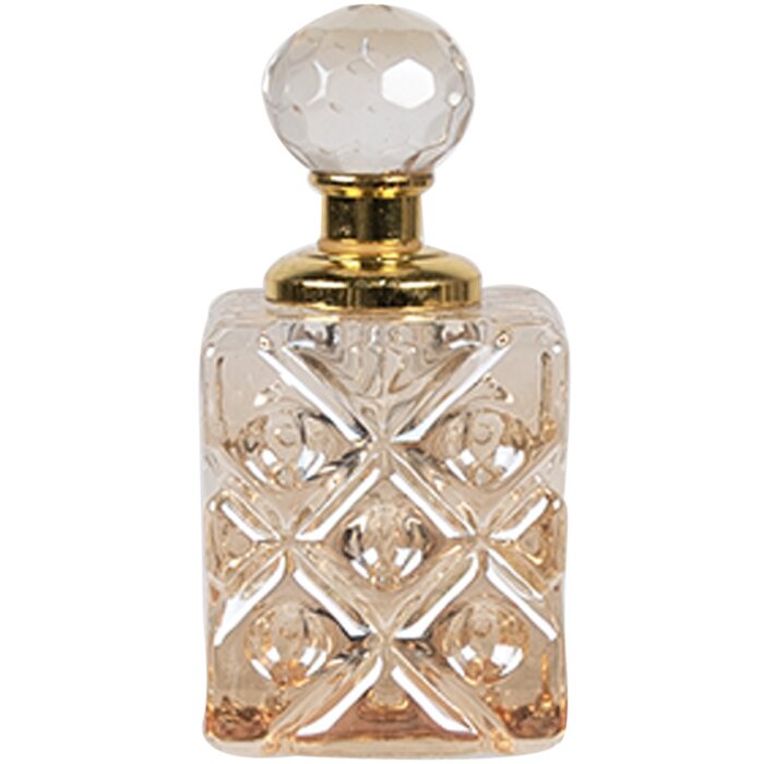 Clayre & Eef 6GL5018 Frasco de perfume vidrio 3x3x7 cm