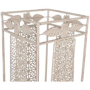 Clayre & Eef 6Y5664 Paragüero Hierro Blanco Antiguo 24x24x49 cm