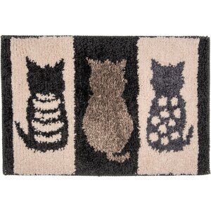 Clayre & Eef BM0006 Alfombra de baño 59x39x1 cm