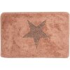 Clayre & Eef BM0009P Alfombra de Baño Motivo Estrella 58x38 cm Rosa