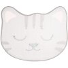 Clayre & Eef BM0012 Alfombra de Baño Gato Gris 60x50 cm