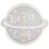 Clayre & Eef BM0017 Alfombra de Baño Diseño Give Me Space 60x50 cm