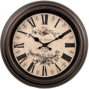 Clayre & Eef 6KL0828 Reloj de pared estilo vintage...