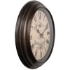 Clayre & Eef 6KL0828 Reloj de pared estilo vintage Ø 31 cm / 1xAA