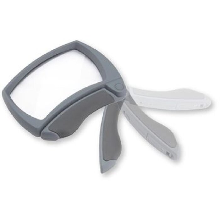 Lupa plegable Carson MJ-50 2x 90mm con iluminación LED plegable portátil