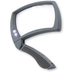 Lupa plegable Carson MJ-50 2x 90mm con iluminación LED plegable portátil