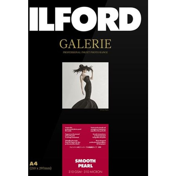 Papel fotográfico Ilford Gallery Smooth Pearl 310g A3+ 25 hojas