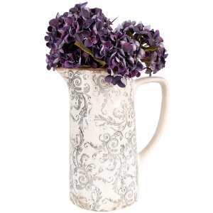 Clayre & Eef 6CE1921L Jarra decorativa 21x14x26 cm