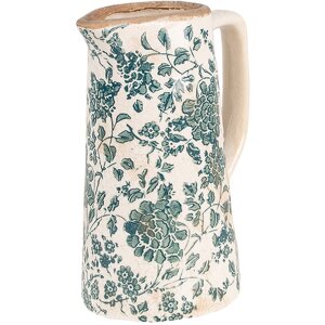 Clayre & Eef 6CE1922M Jarra decorativa 16x11x20 cm