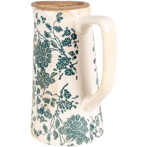 Clayre & Eef 6CE1922M Jarra decorativa 16x11x20 cm