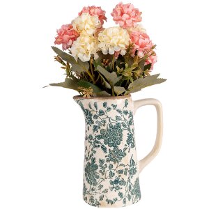 Clayre & Eef 6CE1922M Jarra decorativa 16x11x20 cm