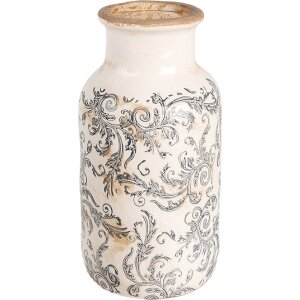 Clayre & Eef 6CE1927M Jarrón Beige Ø...