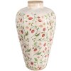 Clayre & Eef Jarrón 6CE1939L Diseño fresa Ø 24x40 cm