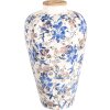 Clayre & Eef 6CE1935L Jarrón motivo floral Ø 24x40 cm