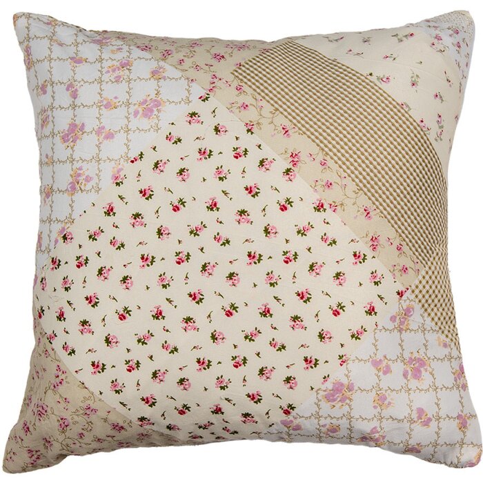 Clayre & Eef Q198.020 Funda de cojín motivo floral 40x40 cm