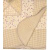 Clayre & Eef Q198.061 Colcha 230x250 cm 2 Fundas de almohada 50x70 cm