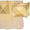 Clayre & Eef Q200.061 Colcha 230x250 cm 2x Funda de almohada 50x70 cm Patchwork