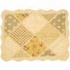 Clayre & Eef Q200.061 Colcha 230x250 cm 2x Funda de almohada 50x70 cm Patchwork