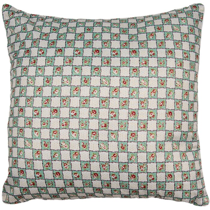 Clayre & Eef Q203.020 Funda de cojín motivo floral 40x40 cm