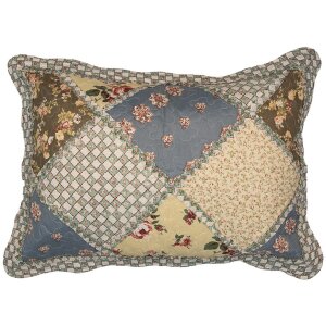 Clayre & Eef Q203.060 Colcha 180x250 cm con Funda Cojín 50x70 cm Vintage