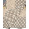 Clayre & Eef Q203.060 Colcha 180x250 cm con Funda Cojín 50x70 cm Vintage