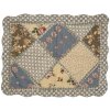 Clayre & Eef Q203.060 Colcha 180x250 cm con Funda Cojín 50x70 cm Vintage