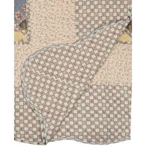 Clayre & Eef Q203.061 Colcha 230x250 cm 2 Fundas de almohada 50x70 cm