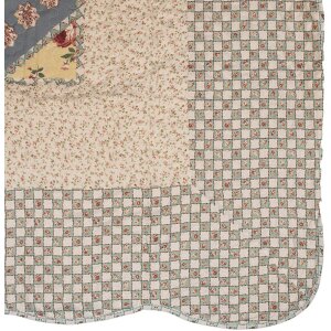 Clayre & Eef Q203.061 Colcha 230x250 cm 2 Fundas de almohada 50x70 cm