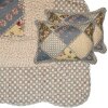 Clayre & Eef Q203.061 Colcha 230x250 cm 2 Fundas de almohada 50x70 cm