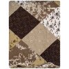 Clayre & Eef Q205.060 Colcha 180x250 cm 1x Funda de almohada 50x70 cm Marrón